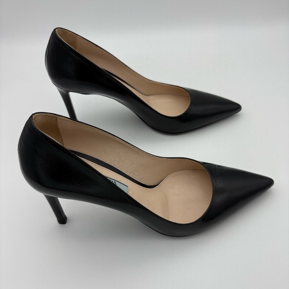 Prada Calzature Donna Vernice St. Saff Nero (Black); Size 36.5 (US 6) - Picture 5 of 11